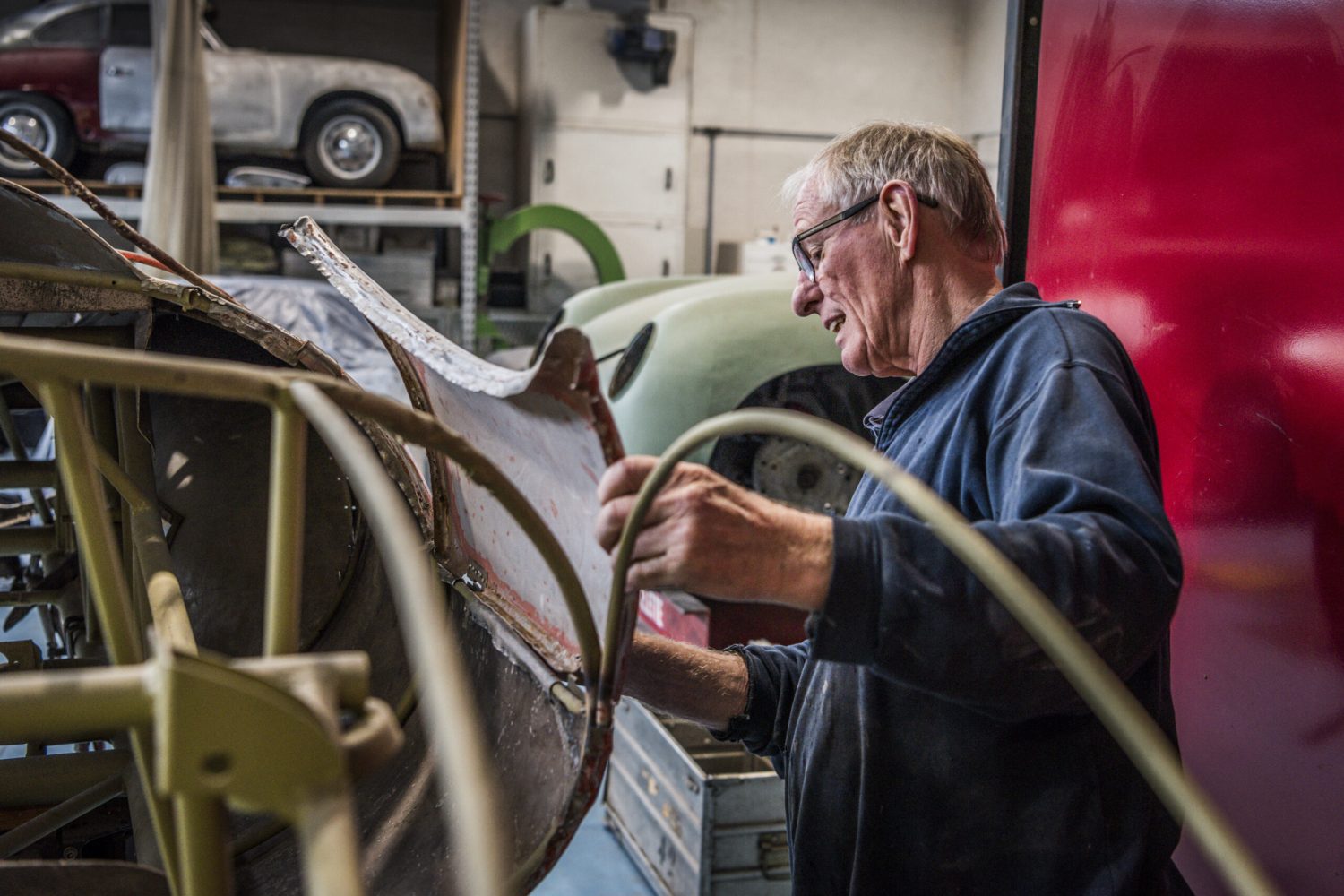 Restauration- Gijs van Lennep - Hirondelle Porsche engine